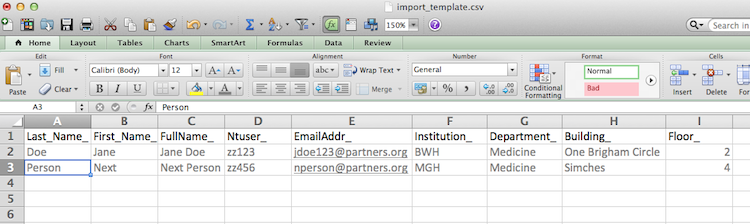Import Headers